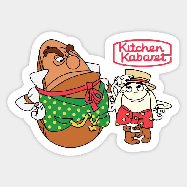 Kitchen Kabaret - Hamm & Eggz Sticker by jimmyjames